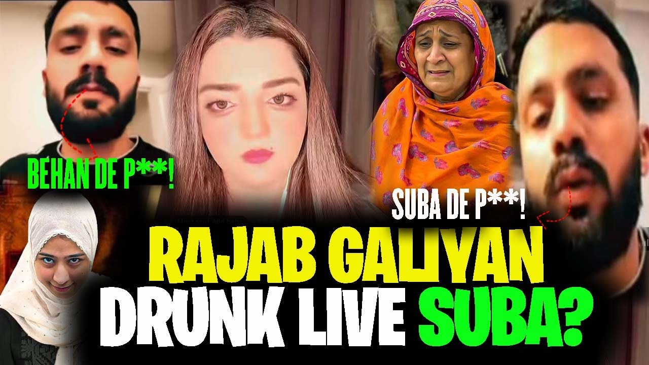 Did Rajab Butt abuse Saba Shah? | Rajab Drunk On Live | Rajab Vs Saba Shah | Know Pakistan