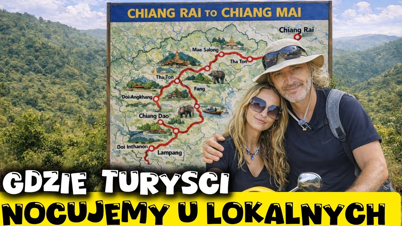 Biura podróży omijają te miejsca Prawdziwa Tajlandia poza miastem 🇹🇭 Chiang Rai → Chiang Mai