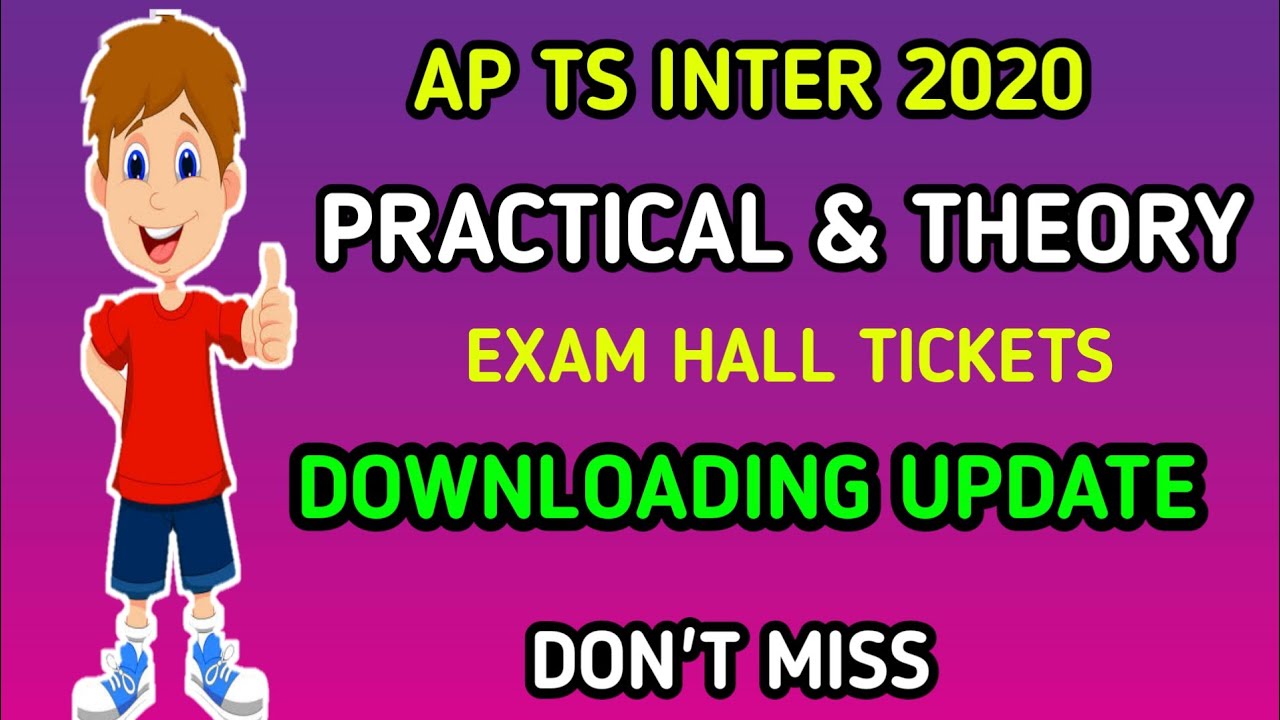 ap inter practical and theory hall tickets download 2020