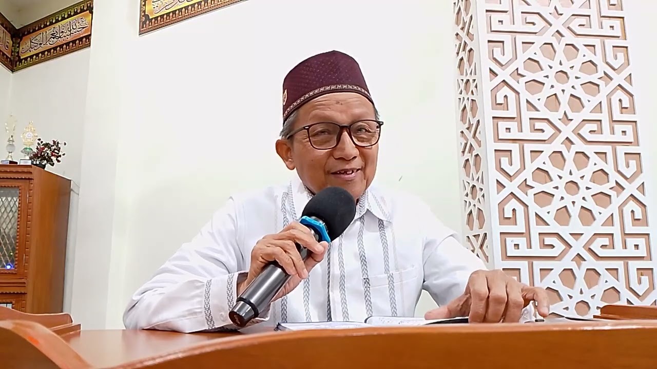 Alhamdulillaah Ustadz Prof Dr H Muchlis Bahar LC MA Mushola Ath Thayyibah Padang Sumbar Indonesia 