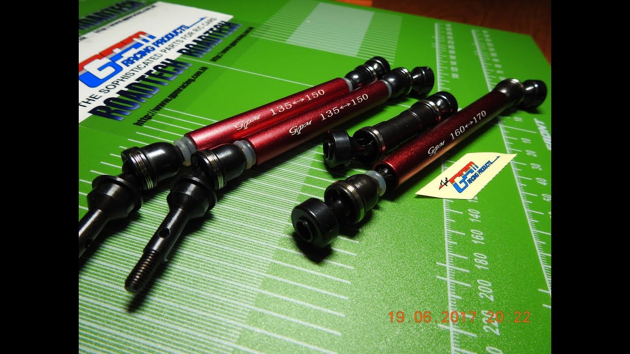 TRAXXAS E-REVO & SUMMIT - Steel Driveshafts by GPM racing