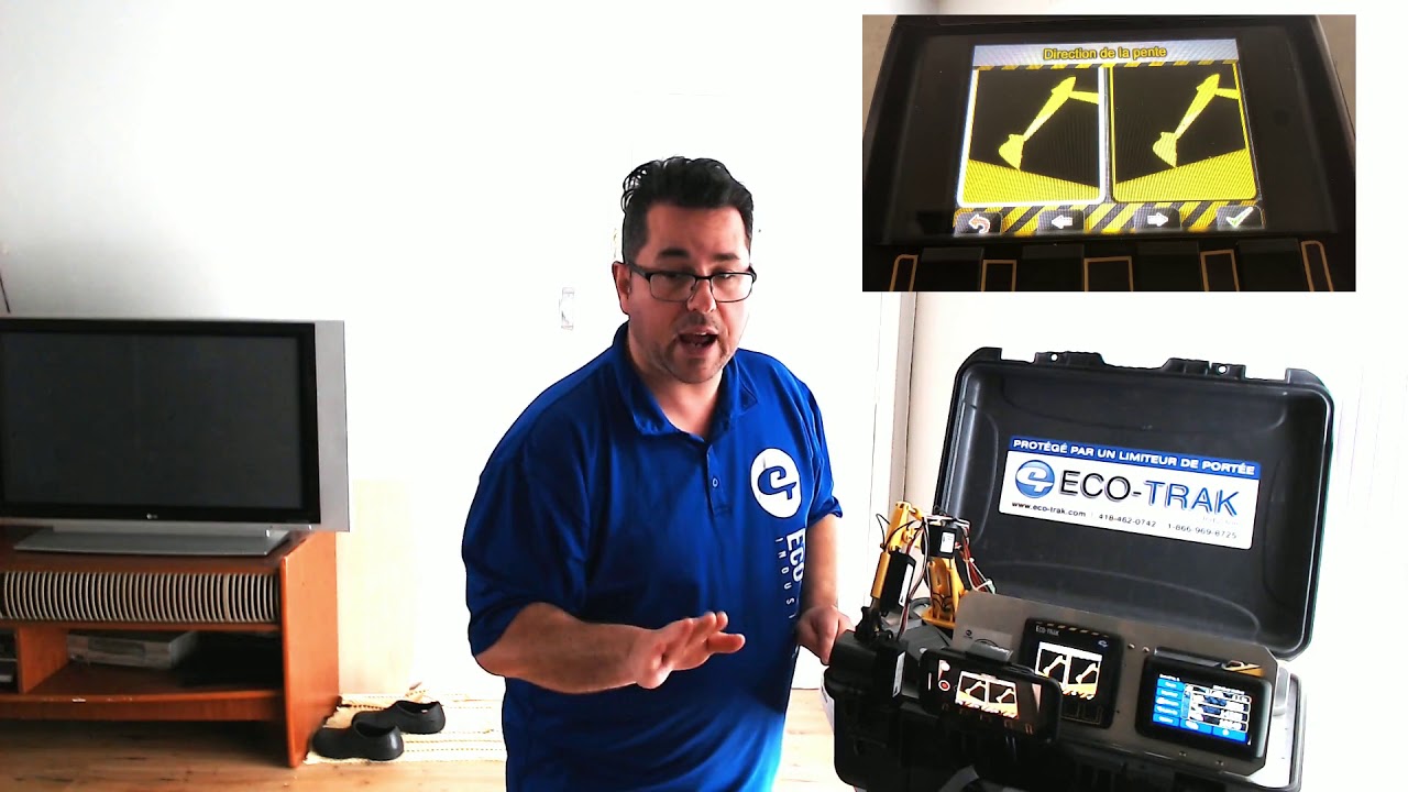 Pr&eacute;sentation du syst&egrave;me de creusage pour excavatrice Guide Pro de Eco Trak