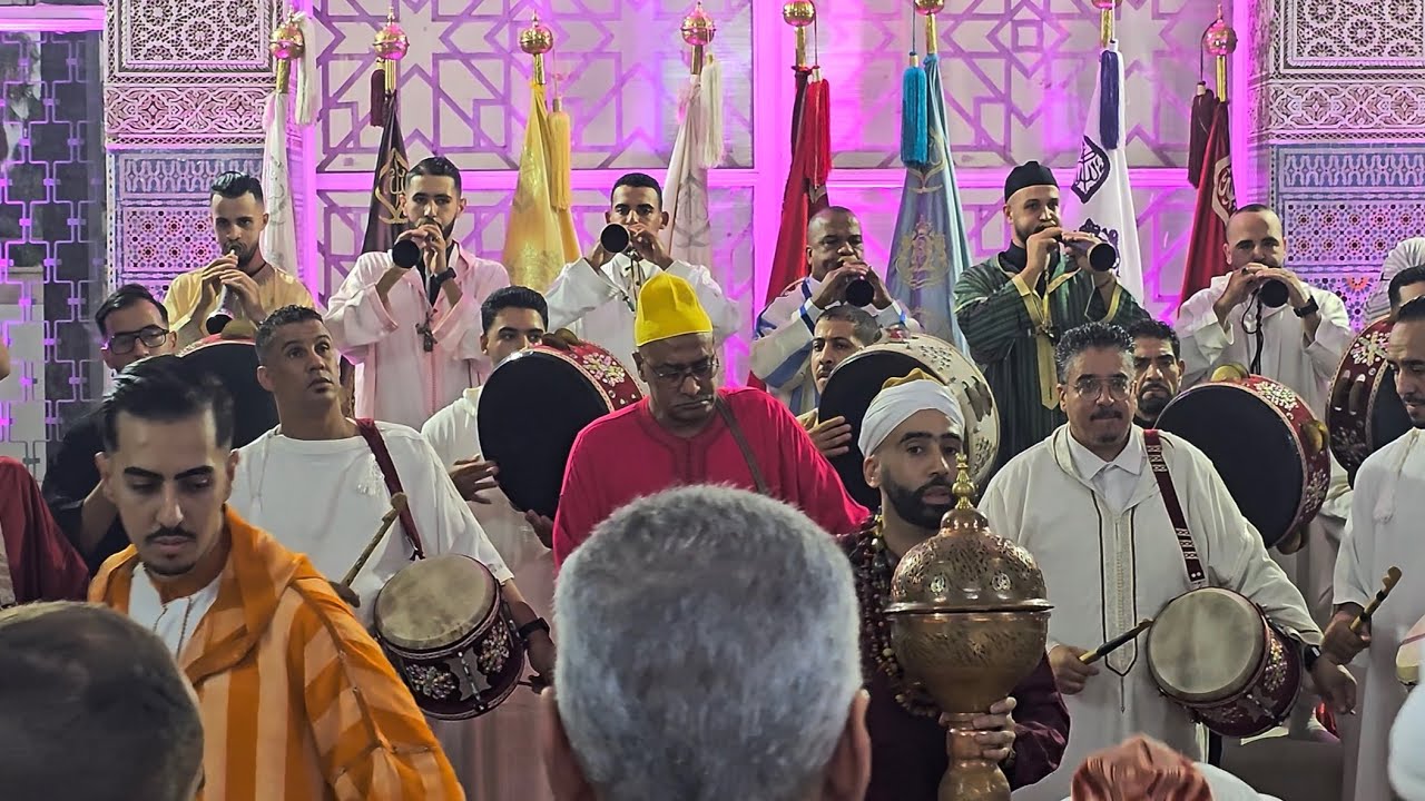 Issawa fes عيساوة فاس فتوح الرباني الدخلة العيساوية ليلة المقدم زكرياء الفيزازي 
