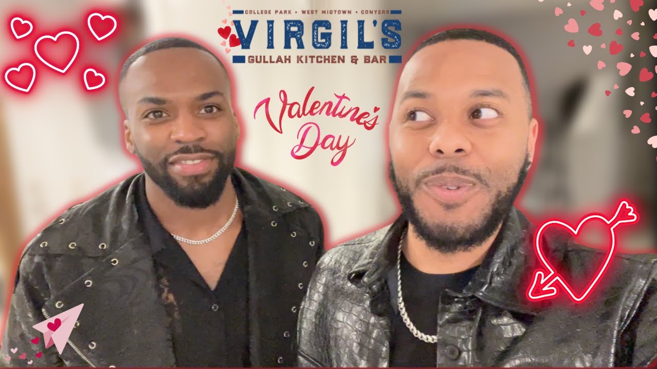Valentines Day w/ V & Lo | VIRGIL'S GULLAH KITCHEN MIDTOWN | VLOG