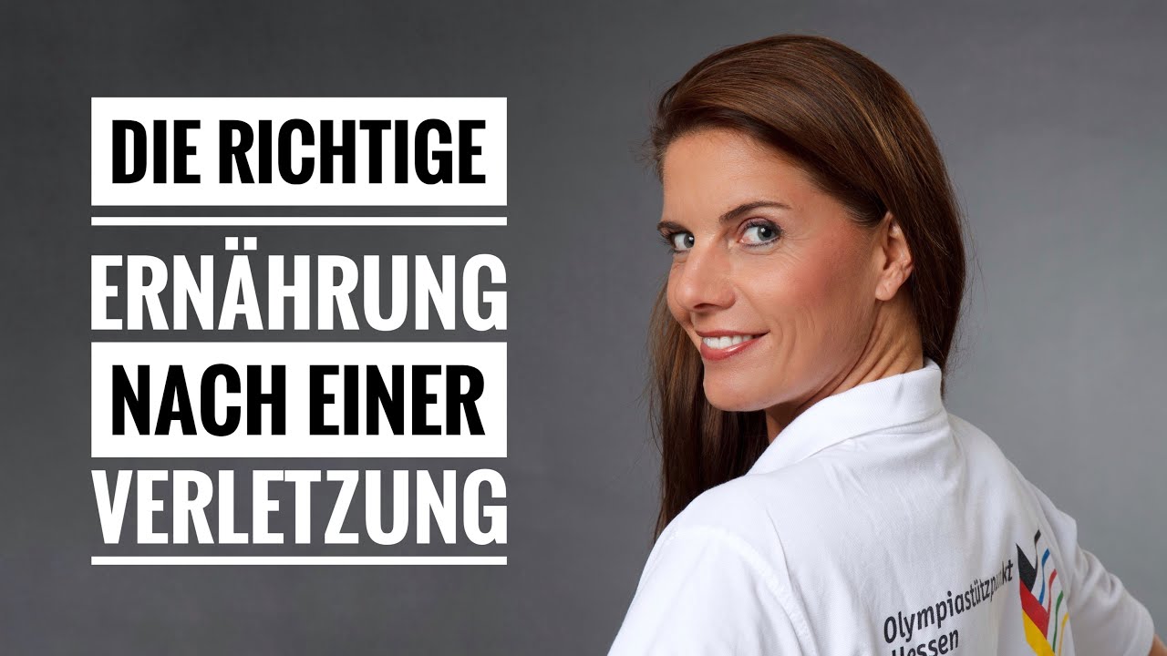 Mit Kirsten Brüning - Ernährungsberaterin - Ernährung nach einer Verletzung