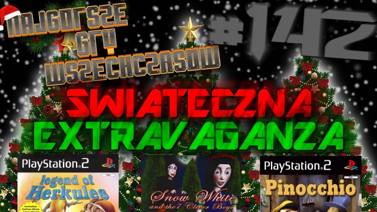 Najgorsze Gry Wszechczas&oacute;w - ŚWIĄTECZNA EXTRAVAGANZA z PHOENIX GAMES (Odcinek 142)