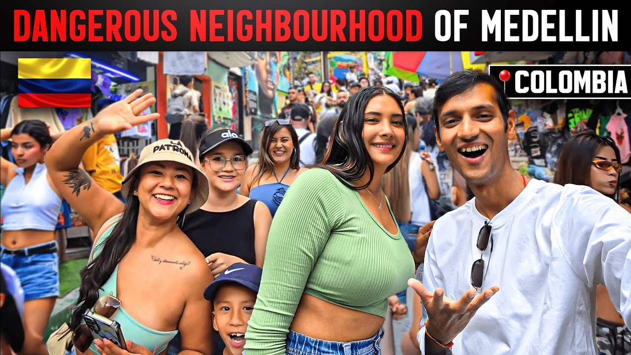 Dangerous Neighbourhoods, Public Transport & People of Medellin, Colombia 🇨🇴