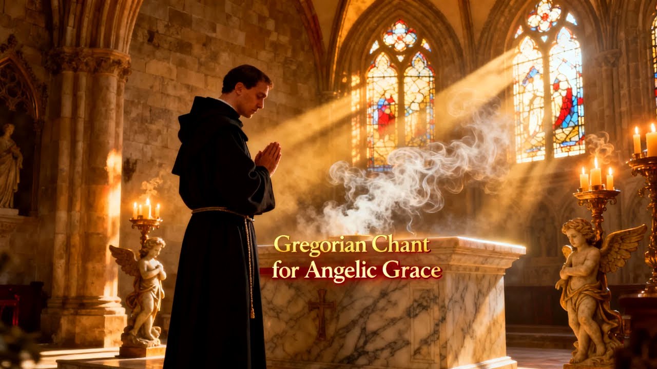 Gregorian Chant for Healing Soul and Sleep | Monastic Ambience and Sacred Serenity