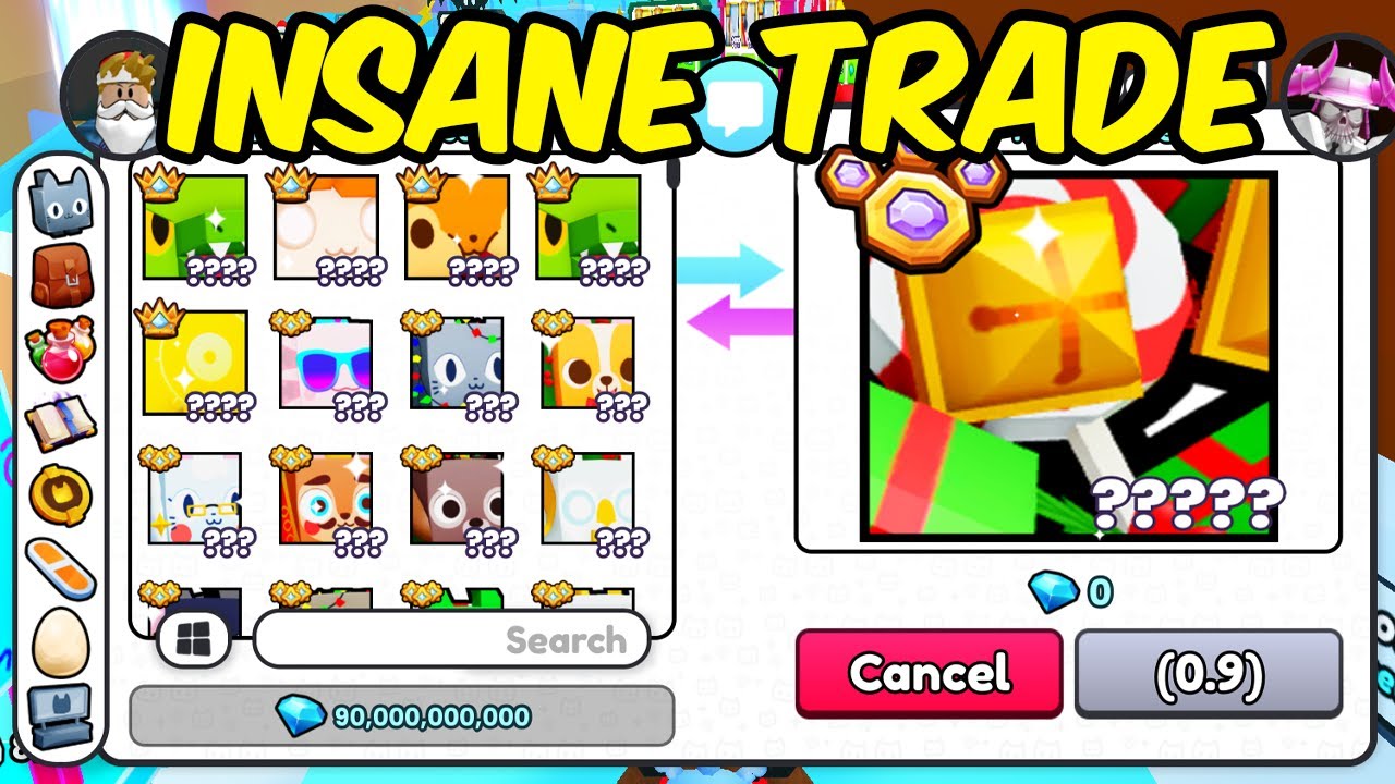 Insane Trade for GARGANTUAN ELF GOLEM in Pet Simulator 99