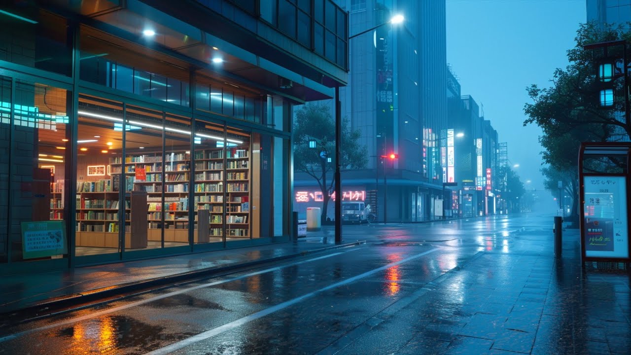 Lo-fi Beats for Deep Focus & Study 🌅 | Calm Tokyo Rain Morning