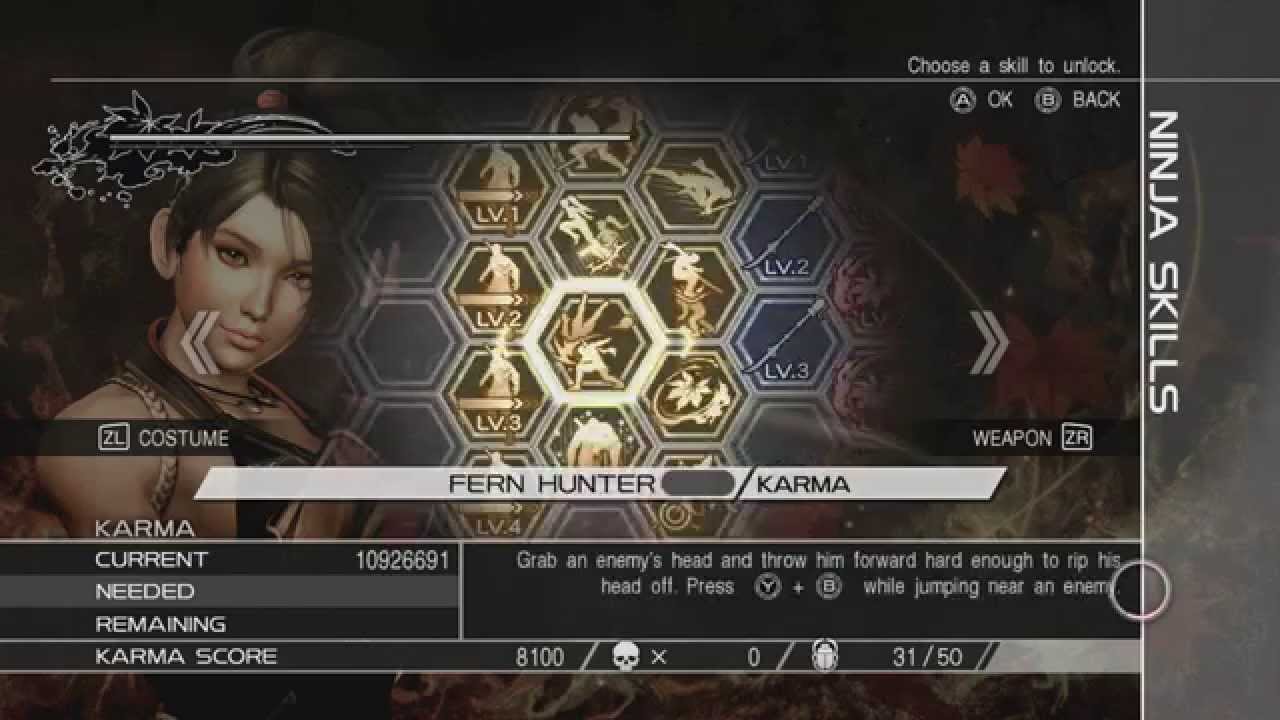 Ninja Gaiden 3: Razor's Edge Infinite Karma Glitch