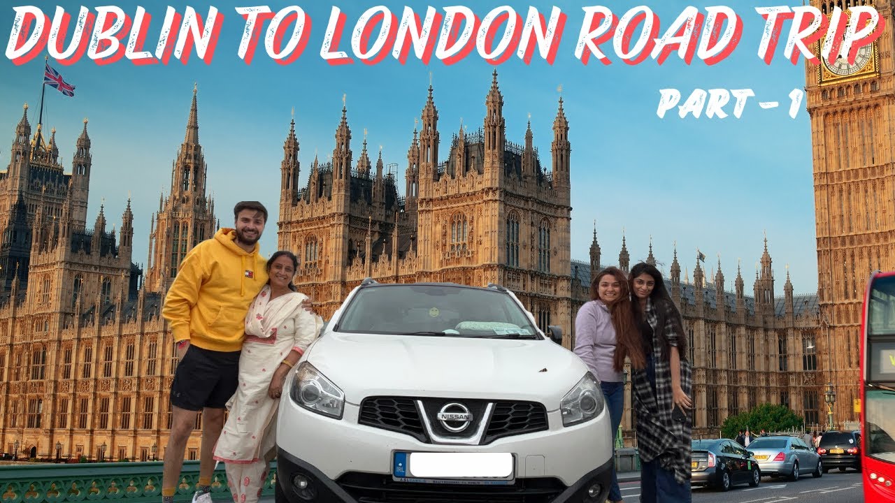 Family Road Trip from Dublin to London | Day 1 - Ferry to Holyhead & Exploring Oxford University 🚗⛴️