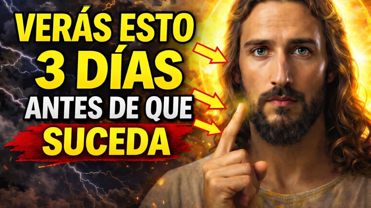 DIOS DICE: TE ENCONTRÉ 72 HORAS ANTES DE QUE COMIENCE | EL MENSAJE DE DIOS PARA TI HOY