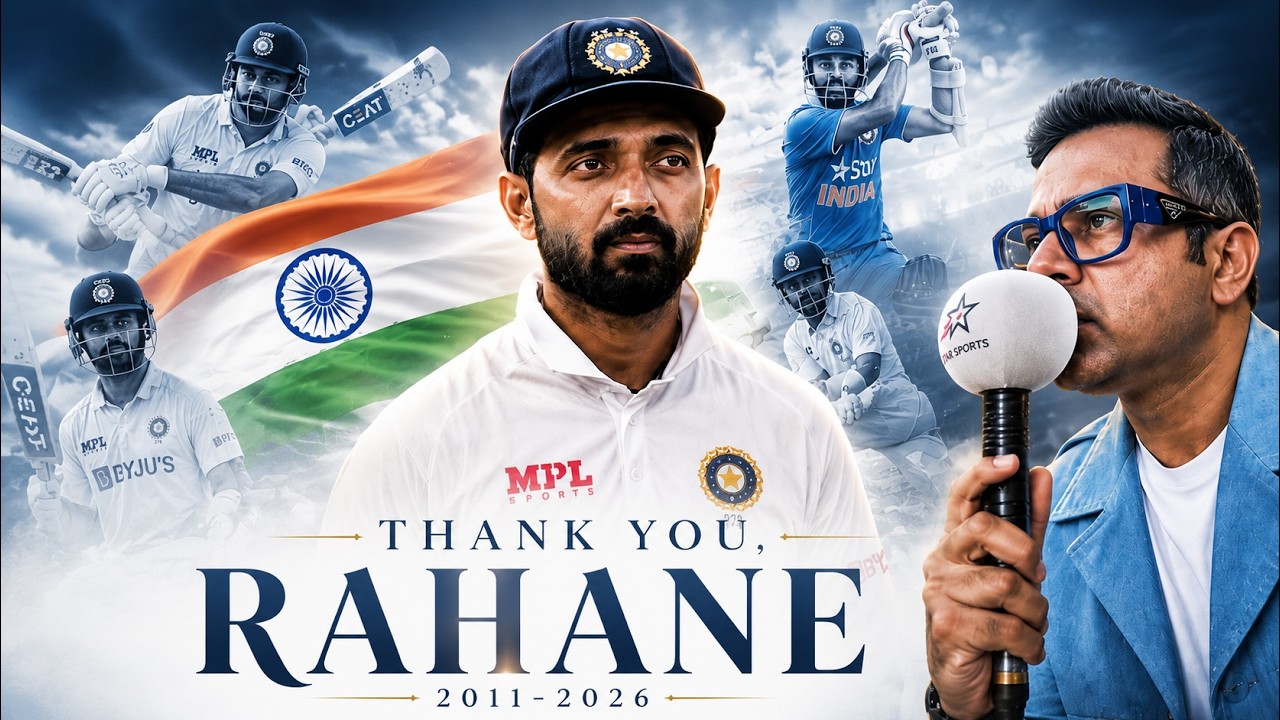 Ajinkya Rahane RETIRES! The Untold Legacy of Jinks #Aakashvani
