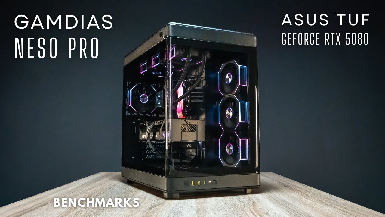 Gamdias Neso P1 Pro | This case has it all! | Asus #TUF Nvidia RTX GeForce #5080 OC | ASMR PC build