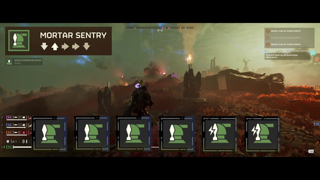 Automaton Super Helldive - Mortar Sentry Fan Club vs Incineration Corps - All Clear, No Deaths