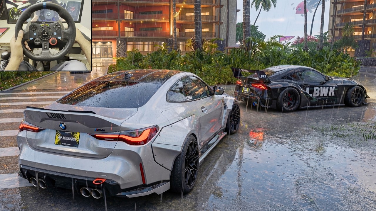 BMW M4 & GR Supra Liberty Walk | The Crew Motorfest | Logitech g29 gameplay
