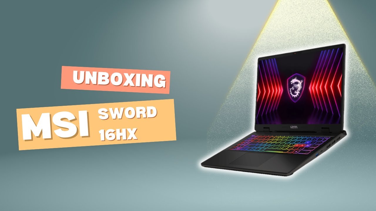 UNBOXING MSI SWORD 16HX | BEST LAPTOP???