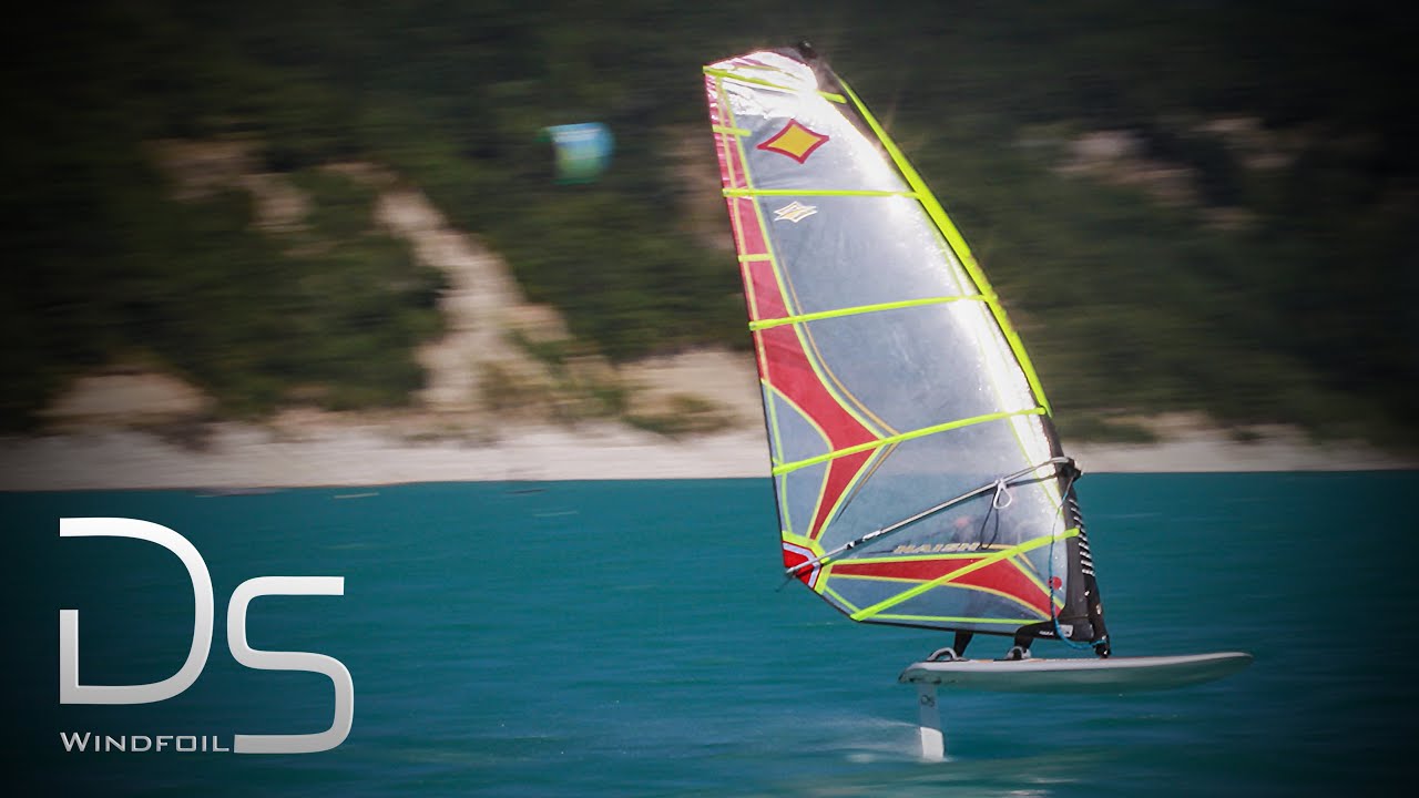 DS WINDFOIL - Session at lac de monteynard