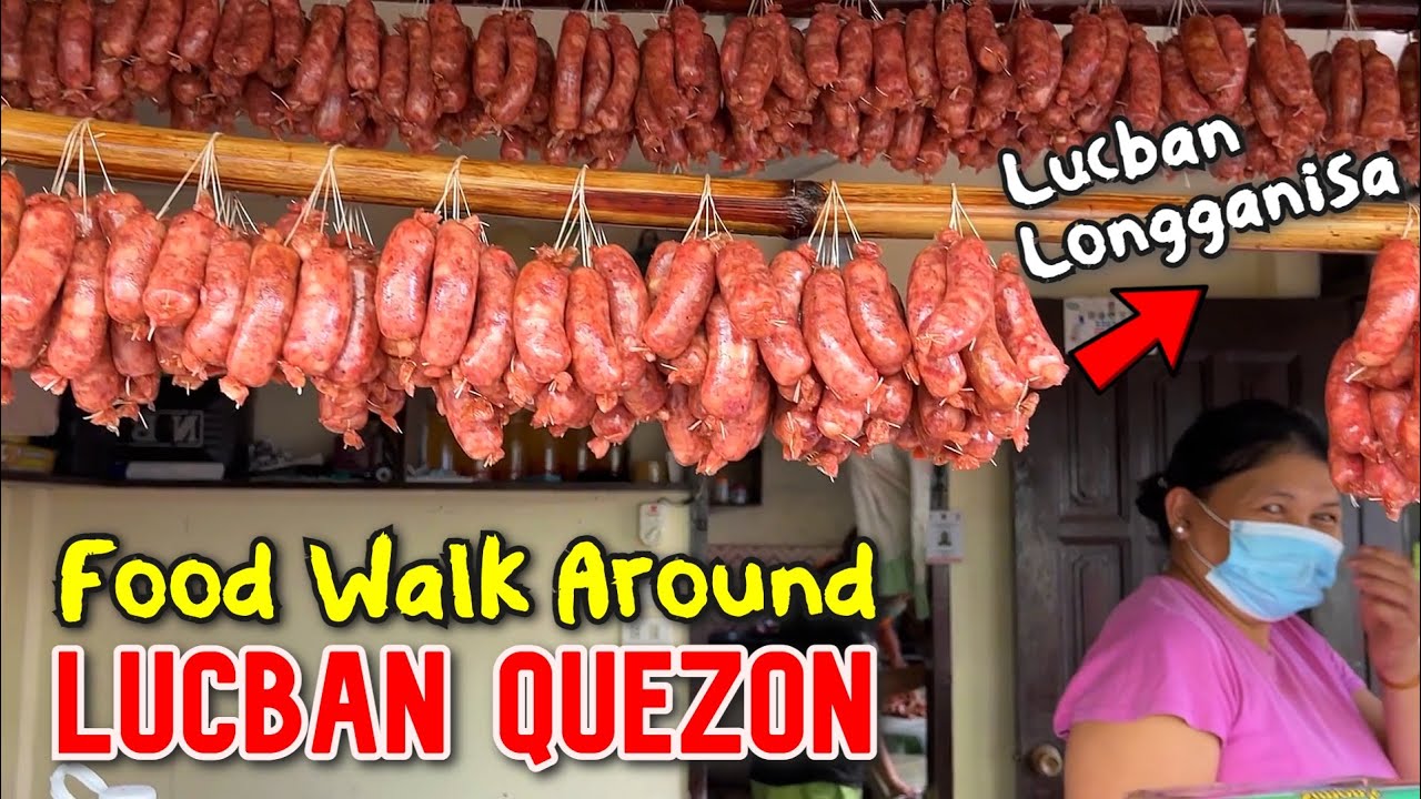 Exploring LUCBAN QUEZON | FOODIE WALK TOUR Around the Food Market & Streets of Lucban, Philippines