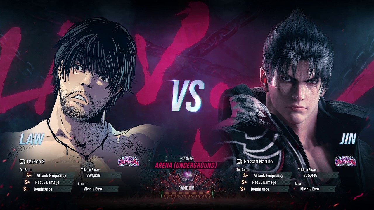 BSK (Law) VS Hassan Naruto (Jin) Tekken 8 Ranked