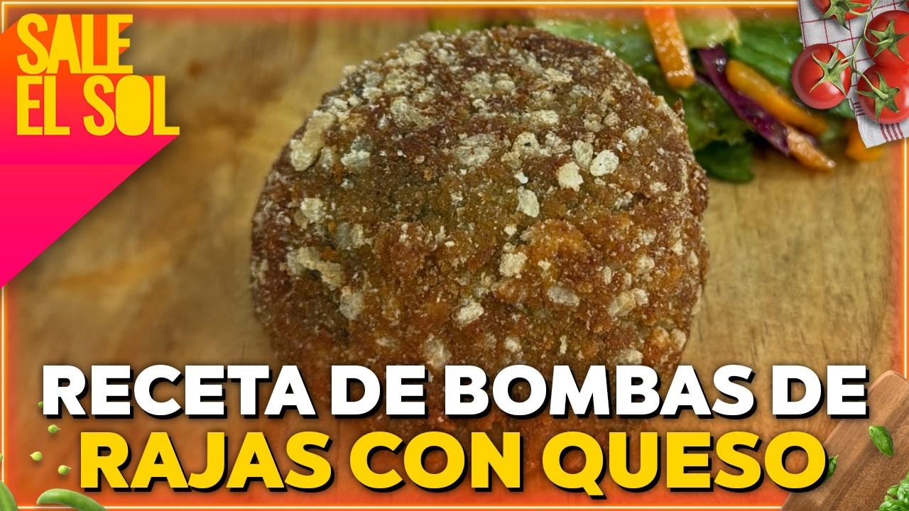 Receta de bombas de rajas con queso con la chef Ingrid Ramos I Sale el Sol