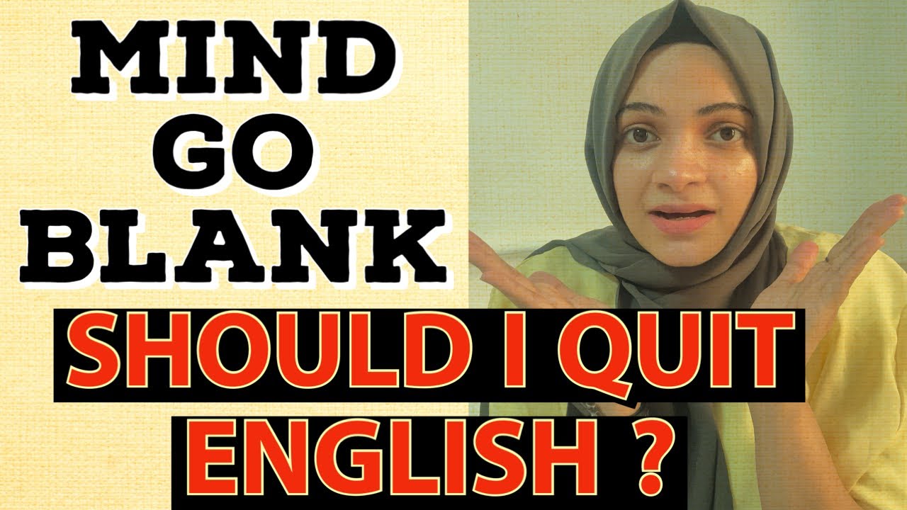 My Mind Goes Blank When Speaking In English | English With Me