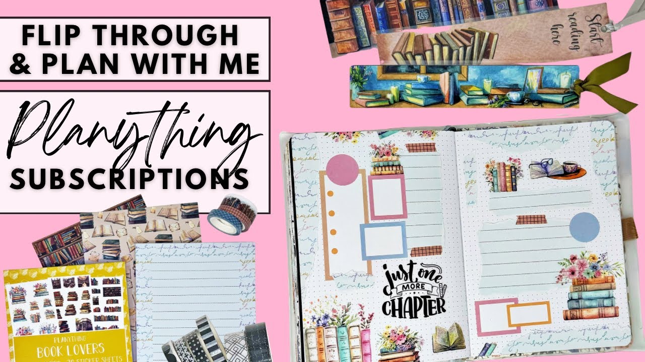 PLAN WITH ME & FLIP THROUGH | PLANYTHING SUBSCRIPTIONS