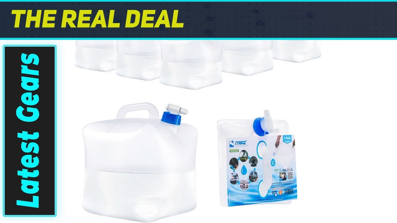 ITRAZ Collapsible Water Jug: Your Ultimate Camping & Emergency Savior!
