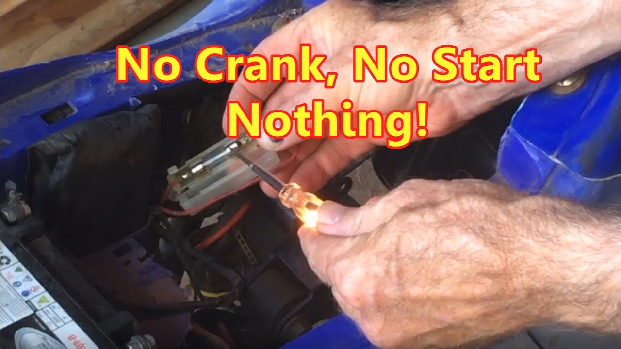 No Crank No Start Chinese Quad Bike