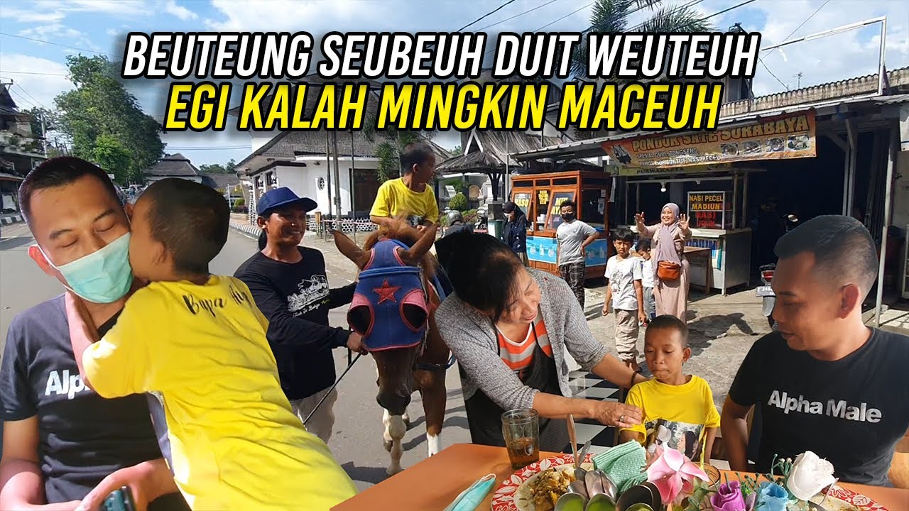 EGI MAKAN NASI PADANG-MAU BAYAR MALAH DAPAT GRATISAN | MAKSA PENGEN NAIK KUDA AJRUT AJRUTAN
