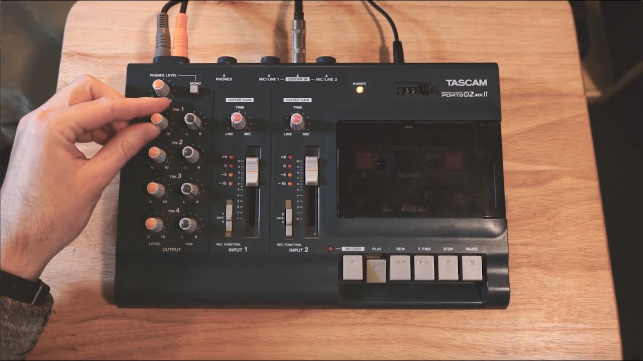 Using the Tascam Portastudio Porta02 as an Instrument