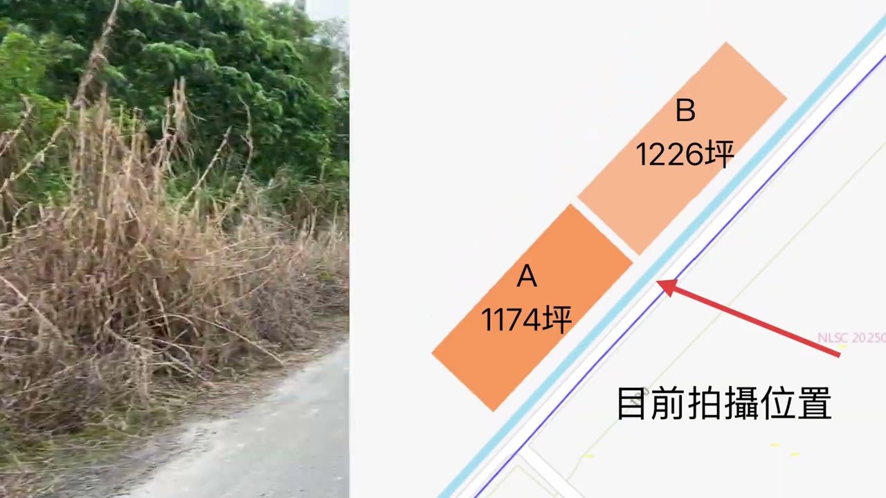 花蓮鳳林方正農地，總面積2400坪，AB可分售，每坪售價5000元｜專線0952-686-970盧榮昌