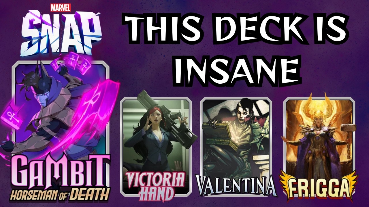 The Card Machine: Watching Victoria Hand Generate Wins for Gambit! | Marvel Snap Gameplay