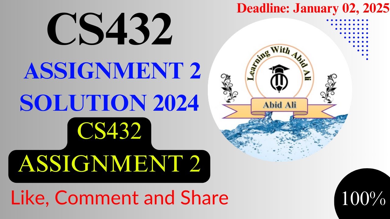 CS432 Assignment 2 || CS432 Assignment 2 Solution 2024 ||  CS432 Assignment Solution 2024 File fall