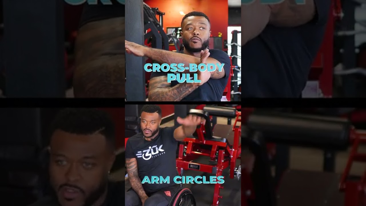 Paraplegic stretching and core workout posted #shorts