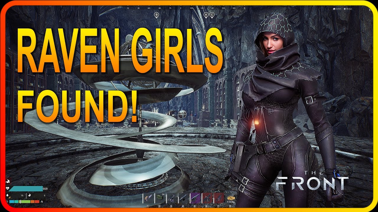 SECRETE RAVEN Girls Cave | The Front Gameplay (ep25)