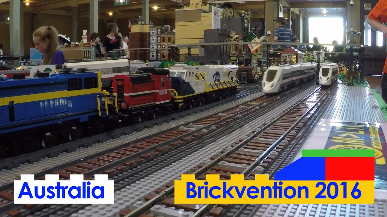 Brickvention 2016 Train layout