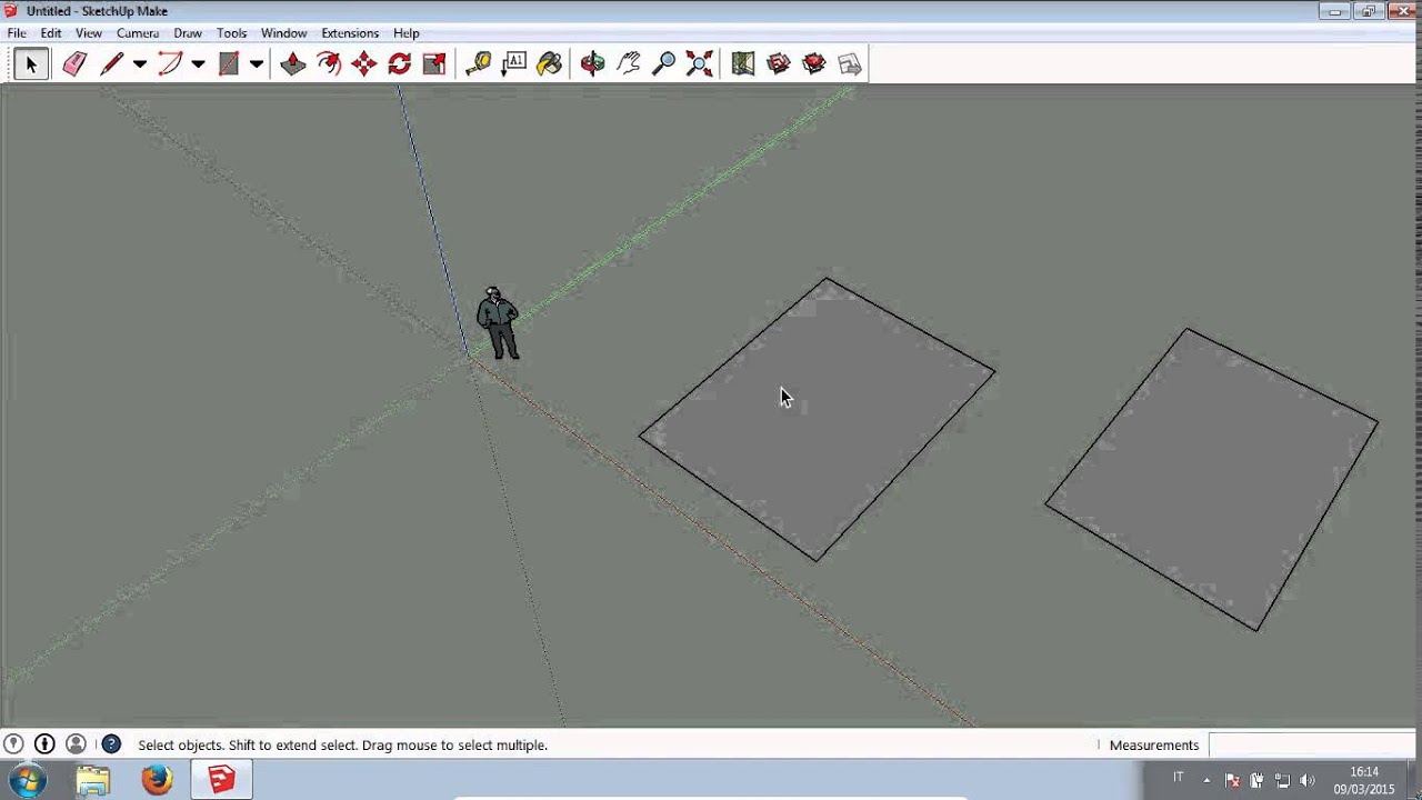 SketchUp - 06 Spostare e copiare le entità