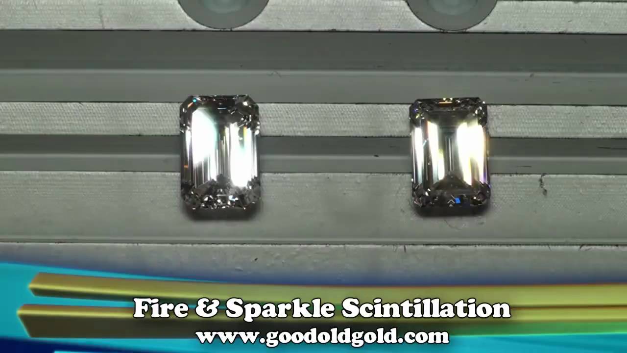 Carat and a half Emerald Cut Diamond Comparison