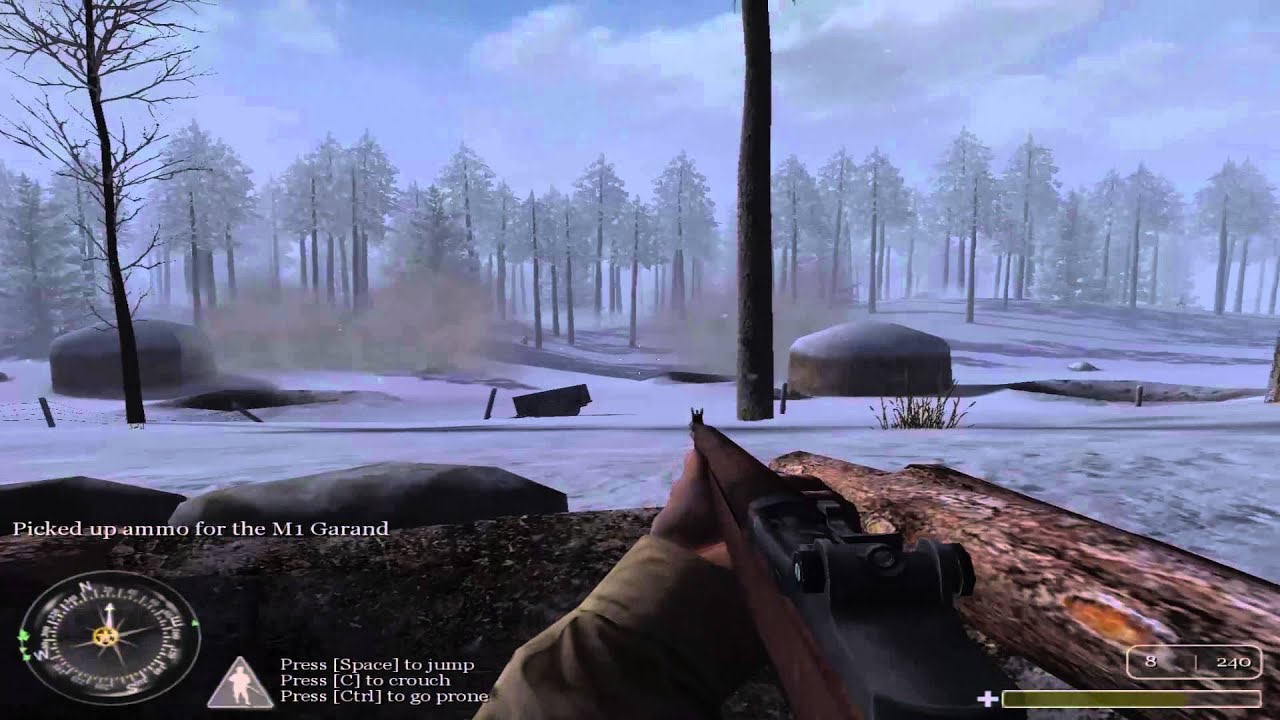 Call of Duty United Offensive - Mission 1 - Battle of the Bulge , Bastogne , Belgium