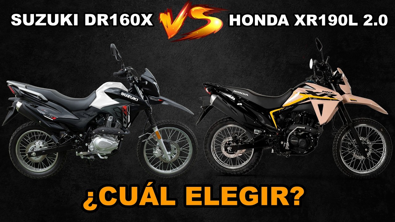 SUZUKI DR 160X VS HONDA XR190L 2.0| ¿CUÁL ELEGIR?