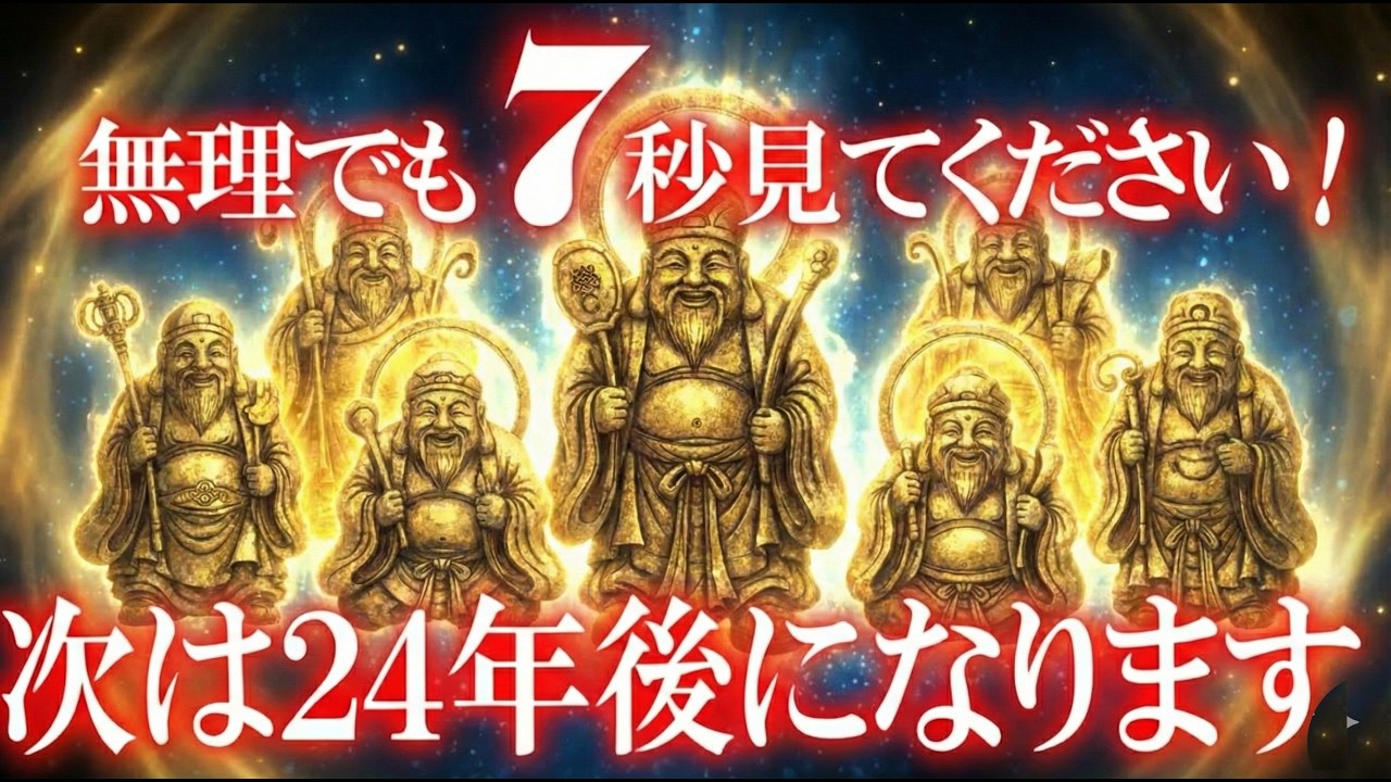 【今日逃すと２度と見れません】もの凄い事が始まります。この動画を見たことがあなたの人生の分岐点になります 聴き流すだけであらゆる運気早々に削除の可能性あり 見ると突如願いが叶う本物の開運映像です