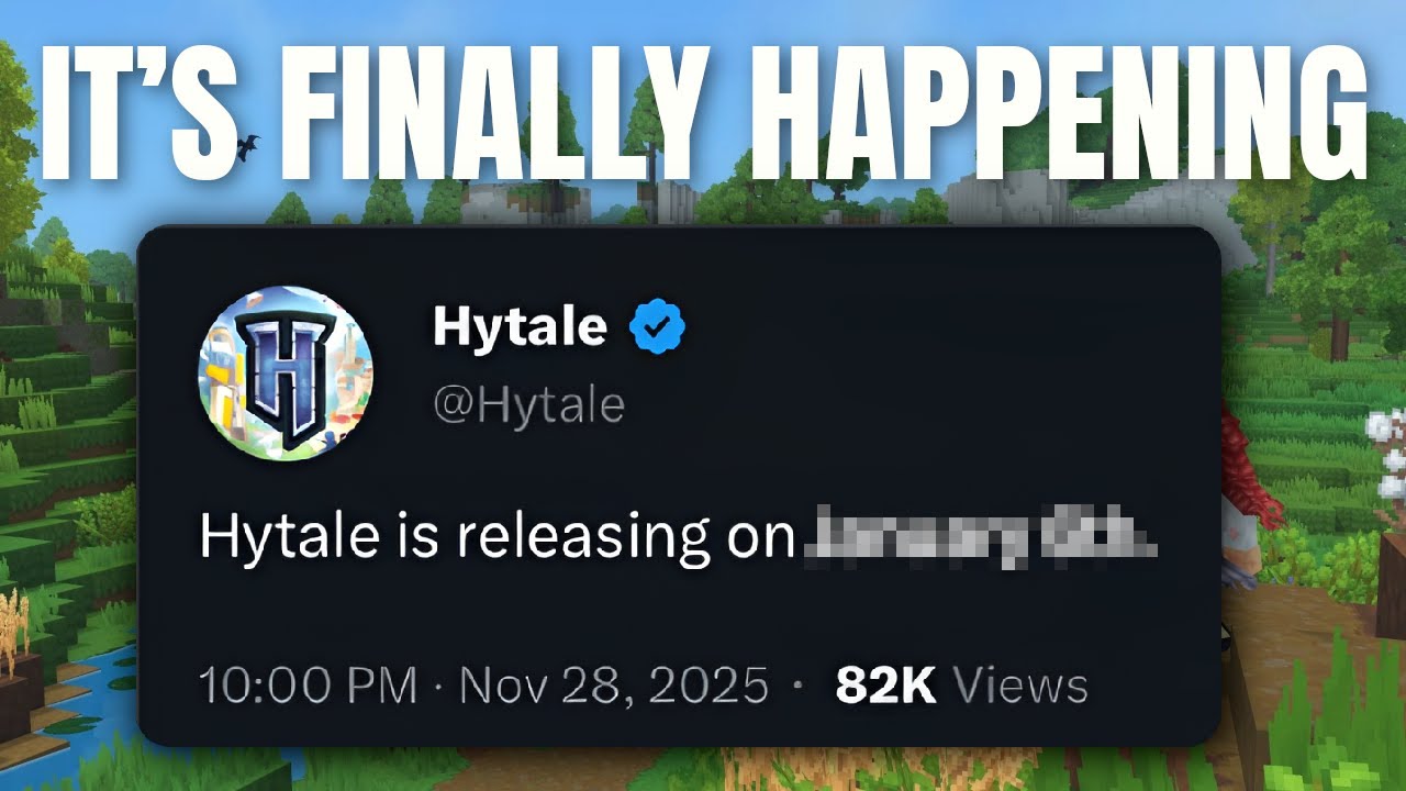 HYTALE FINALLY GOT A RELEASE DATE! (After 8 Years of Silence)