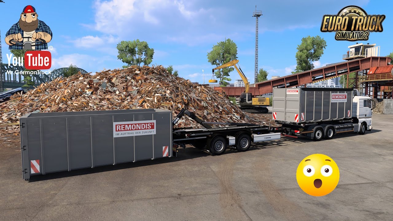 ABROLLCONTAINER IN ETS2?! 😳 Hooklift Addon für Swap Body Pack (1.57)