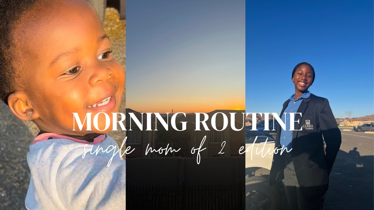 Single Mom Of 2 Morning Routine