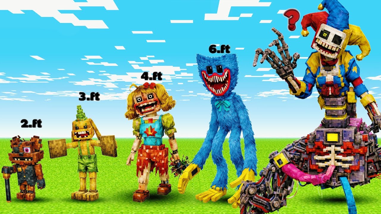 How BIG is THE PROTOTYPE | Size Comparison in Minecraft (Poppy Playtime Chapter 5)