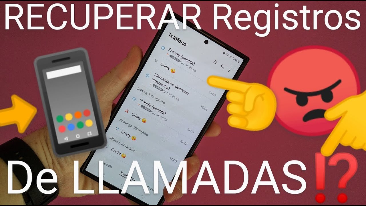 📞🔄 ¿Cómo RECUPERAR el HISTORIAL de LLAMADAS BORRADAS de mi CELULAR SAMSUNG❓