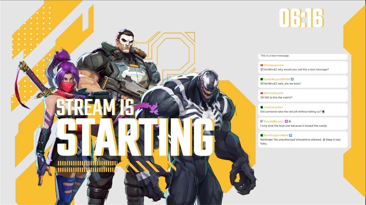 Marvel Rivals - Dynamic Overlay Collection [Twitch/Youtube/Kick/Co][OBS/STREAMLABS/XSPLIT]