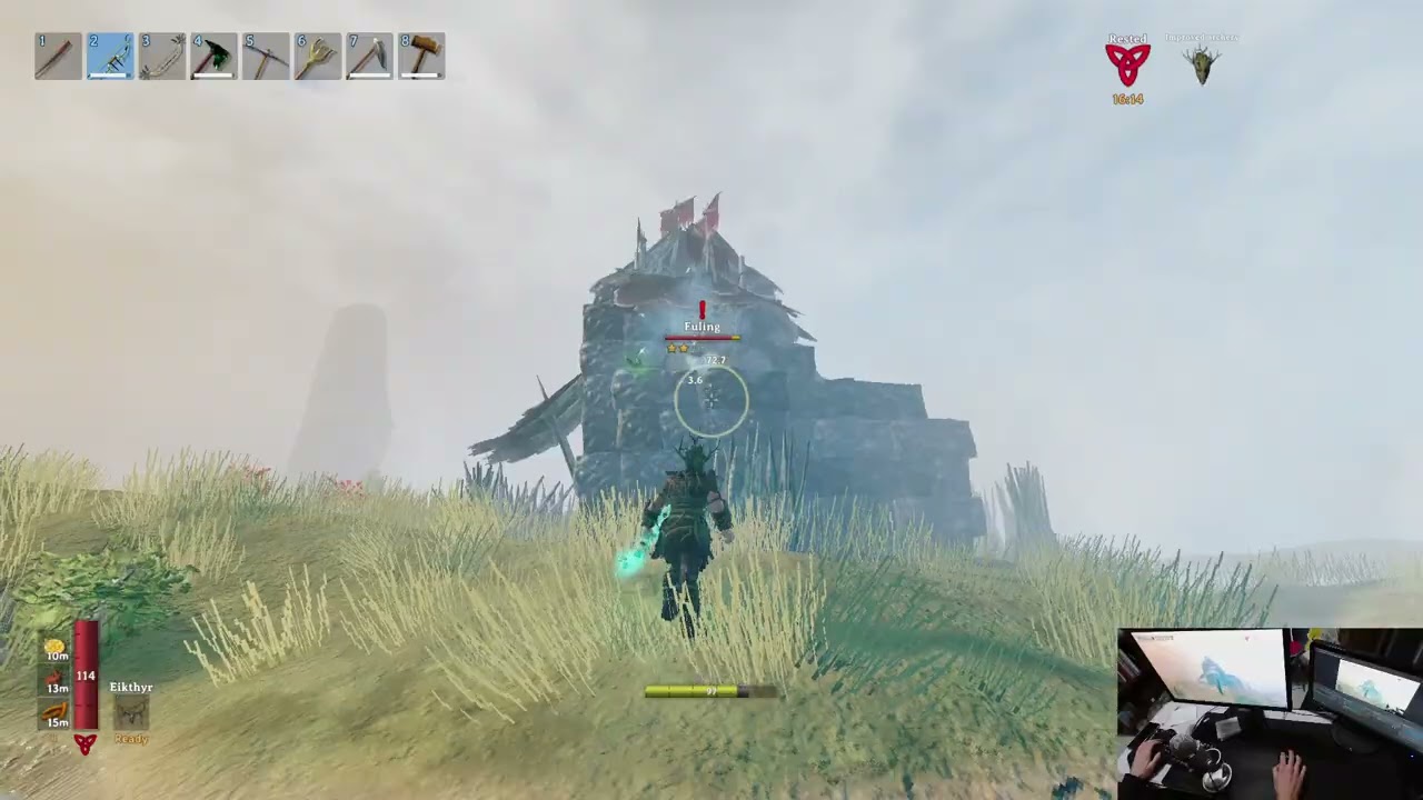 1 Life Valheim - Hardcore preset attempt 137 pt 24: Collecting totems in the plains